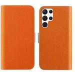 For Samsung Galaxy S23 Ultra 5G Candy Color Litchi Texture Leather Phone Case(Orange)