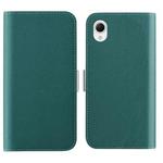 For Samsung Galaxy A22e / A23e / A23s / A23 5G JP Candy Color Litchi Texture Leather Phone Case(Dark Green)