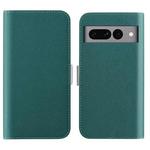 For Google Pixel 7 Pro Candy Color Litchi Texture Leather Phone Case(Dark Green)