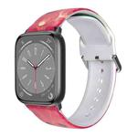 Breathable TPU Watch Band For Apple Watch Series 8&7 41mm / SE 2&6&SE&5&4 40mm / 3&2&1 38mm(Watermelon)