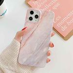 For iPhone 14 Plus Marble Frosted TPU Phone Case(Grey)
