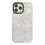 For iPhone 14 Pro Marshmallow Cloud Pattern Phone Case(White)