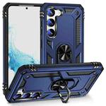 For Samsung Galaxy S23 5G Shockproof TPU + PC Phone Case(Blue)