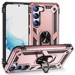 For Samsung Galaxy S23 5G Shockproof TPU + PC Phone Case(Rose Gold)