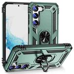 For Samsung Galaxy S23 5G Shockproof TPU + PC Phone Case(Dark Green)