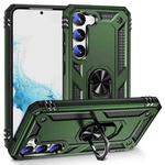 For Samsung Galaxy S23 5G Shockproof TPU + PC Phone Case(Army Green)