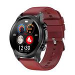 E400 1.39 inch HD Round Screen TPU Watch Strap Smart Watch Supports ECG Monitoring/Non-invasive Blood Sugar(Red)