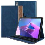 For Lenovo Tab P11 Pro Gen 2 Splicing Series Tablet PC Leather Case(Royal Blue)