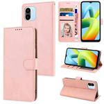 For Xiaomi Redmi A1 Fantasy Classic Skin-feel Calfskin Texture PU Phone Case(Pink)