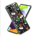 For Xiaomi Redmi A1 Christmas Patterned Clear TPU Phone Cover Case(Little Elk)