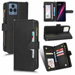For T-Mobile Revvl 6 5G Litchi Texture Zipper Leather Phone Case(Black)