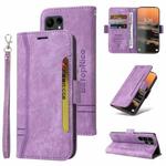 For Samsung Galaxy S23 Ultra 5G BETOPNICE Dual-side Buckle Leather Phone Case(Purple)