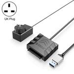 ORICO UTS1 USB 3.0 2.5-inch SATA HDD Adapter with 12V 2A Power Adapter, Cable Length:0.5m(UK Plug)
