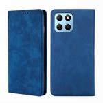 For Honor X8 5G/X6 Skin Feel Magnetic Horizontal Flip Leather Phone Case(Blue)
