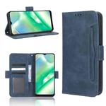 For Realme C33 4G Skin Feel Calf Texture Card Slots Leather Phone Case(Blue)