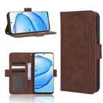 For vivo V25 Pro / S15 Pro Skin Feel Calf Texture Card Slots Leather Phone Case(Brown)