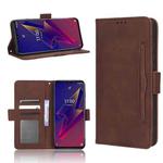 For Wiko Power U20 / U10 Skin Feel Calf Texture Card Slots Leather Phone Case(Brown)