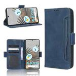 For Google Pixel 7 5G Skin Feel Calf Texture Card Slots Leather Phone Case(Blue)