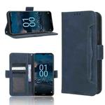 For Nokia G100 Skin Feel Calf Texture Card Slots Leather Phone Case(Blue)