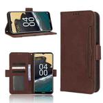 For Nokia G400 Skin Feel Calf Texture Card Slots Leather Phone Case(Brown)