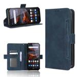 For Oukitel WP19 Skin Feel Calf Texture Card Slots Leather Phone Case(Blue)