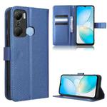 For Infinix Hot 12 Pro X668C Diamond Texture Leather Phone Case(Blue)