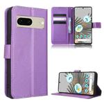 For Google Pixel 7 5G Diamond Texture Leather Phone Case(Purple)