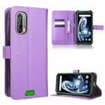 For Blackview BV7100 Diamond Texture Leather Phone Case(Purple)