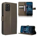 For Nokia G100 Diamond Texture Leather Phone Case(Brown)