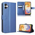 For Samsung Galaxy A04 Diamond Texture Leather Phone Case(Blue)