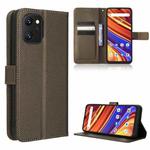 For UMIDIGI Power 7 / Power 7S Diamond Texture Leather Phone Case(Brown)