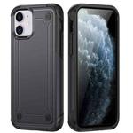 For iPhone 11 2 in 1 Soft TPU Hard PC Phone Case(Grey)