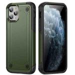 For iPhone 11 Pro 2 in 1 Soft TPU Hard PC Phone Case(Army Green)