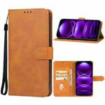 For Xiaomi Redmi Note 12 Explorer Leather Phone Case(Brown)