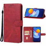 For vivo Y52 5G Leather Phone Case(Red)