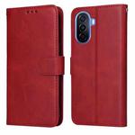 For Huawei nova Y70 / Y70 Plus/Enjoy 50 Classic Calf Texture Flip Leather Phone Case(Red)