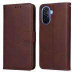 For Huawei nova Y70 / Y70 Plus/Enjoy 50 Classic Calf Texture Flip Leather Phone Case(Brown)