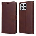 For Honor X8 5G / X6 Classic Calf Texture Flip Leather Phone Case(Brown)