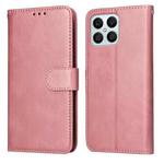 For Honor X8 5G / X6 Classic Calf Texture Flip Leather Phone Case(Rose Gold)