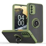For Nokia G400 5G Q Shadow 1 Series TPU + PC Phone Case with Ring Holder(Green)