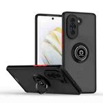 For Huawei nova 10 Q Shadow 1 Series TPU + PC Phone Case with Ring Holder(Black+Red)