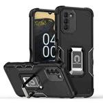 For Nokia G400 5G Ring Holder Non-slip Armor Phone Case(Black)