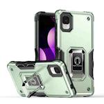 For TCL ION z Ring Holder Non-slip Armor Phone Case(Mint Green)