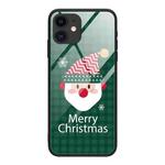 For iPhone 11 Christmas Glass Phone Case(Santa Claus)