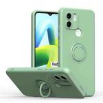 For Xiaomi Redmi A1 Ring Kickstand TPU Silicone Phone Case(Mint Green)