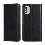 For Nokia G60 5G Gloss Oil Solid Color Magnetic Leather Phone Case(Black)