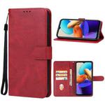 For vivo Y35 4G 2022 Leather Phone Case(Red)