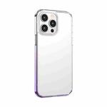 For iPhone 14 USAMS US-BH811 Binz Series Gradient Color Phone Protective Case(Purple)