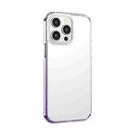 For iPhone 14 Pro Max USAMS US-BH814 Binz Series Gradient Color Phone Protective Case(Purple)