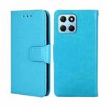 For Honor X8 5G/X6 Crystal Texture Leather Phone Case(Sky Blue)